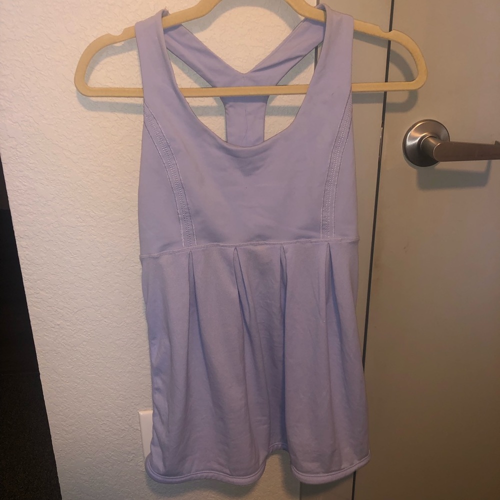 Lululemon Purple Razorback Tank Top